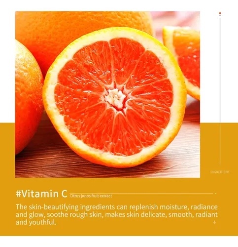 Esencia Nutritiva E Hidratante De Vitamina C Para El Cuidado