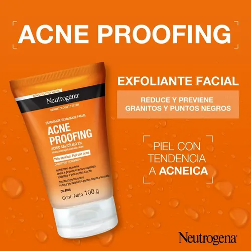 Exfoliante facial antiacné 100 g Neutrogena Skin type NA