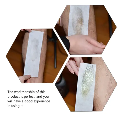 200 Tiras De Papel Encerado No Tejido Para Depilación Facial