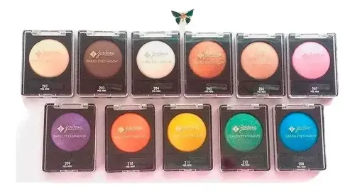 Jordana Baked Eyeshadow Sombra C/aplicador Elegí Tu Color! Color 204 White Lace