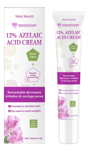 Crema De Ácido Azelaico West Month Para Acné Y Piel Suave