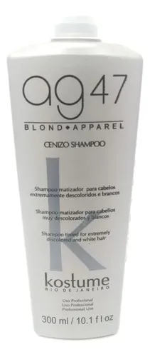 Shampoo Kostume Matizador Silver Gris 300ml Para El Pelo