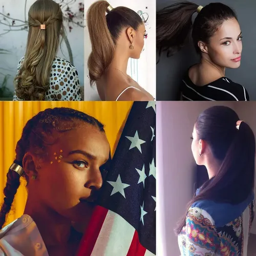 Cintas De Metal Con Forma Circular Para El Pelo, Diadema, Ac