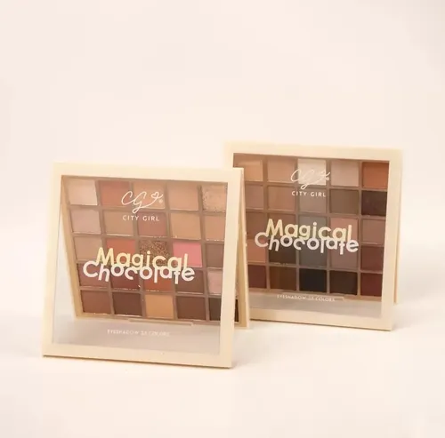 Paleta De Sombras Magical Chocolate 25 Tonos By City Girl
