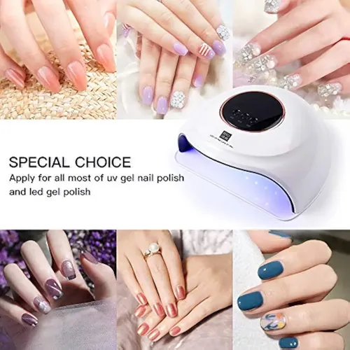 Lámpara De Uñas Led Uv De 72 W, Luz Uv Más Rápida