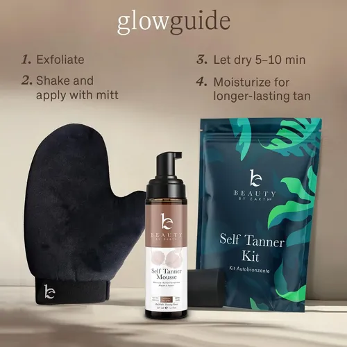 Kit De Mousse Autobronceadora Beauty By Earth