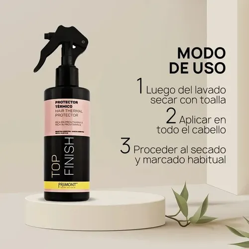 Plancha Lizze Supreme Profesional Ideal Salones Protector Y Serúm Top Finish Primont