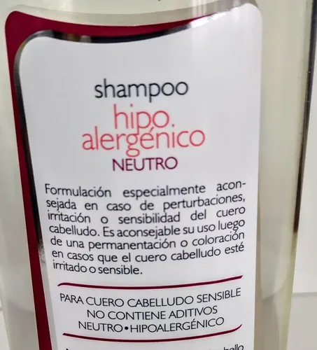 Shampoo Neutro Hipoalergénico Olio Anna Sanctis 420ml Dermoprotector Para Cuero Cabelludo Sensible Sin Perfume Uso Diario Limpieza Suave Cabello Sensible Sin Irritación Shampoo Neutro Hipoalergénico