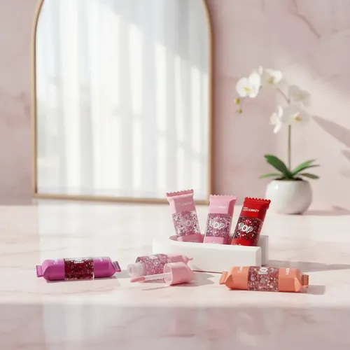 Lip Gloss Pop Infantil Caramelo (pack X 3)