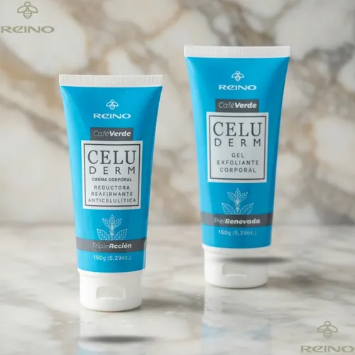 Reino Celuderm Gel Exfoliante Y Crema Anticelulítica