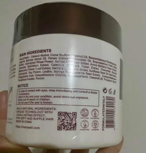 Kit Sí Mascarilla, aceite Karseell Maca Power restauración – 2 packs de 1 unidad de 500ml