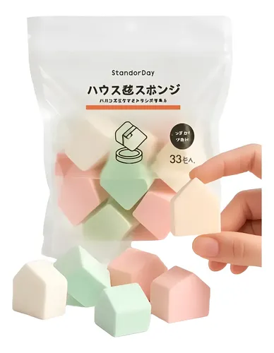 Pack 33 Esponjas Para Maquillaje Modelos Surtidos