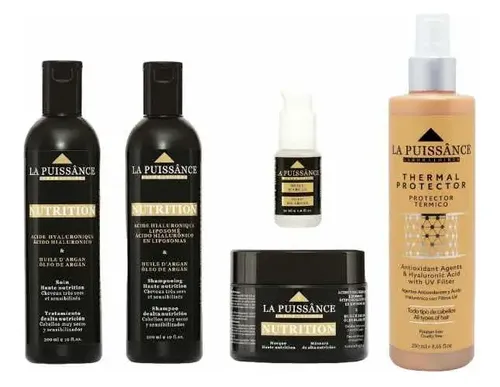 Kit Nutricion Argan Completo+protector Térmico La Puissance