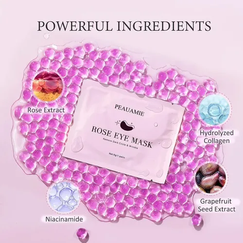 Parches De Ojos Rose De Peauamie Para Ojeras Y Bolsas (30