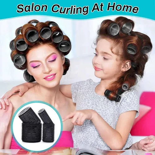 Juego De Rulos Para Cabello Selizo 36 Piezas Negro