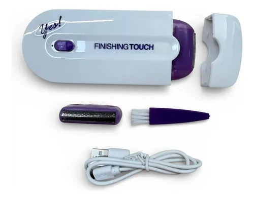 Depiladora Electrica Corporal Bikini 2 Cabezales Usb