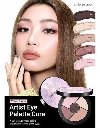 Paleta Jung Saem Mool Artist Eye Core 5 Sombras Amarillo