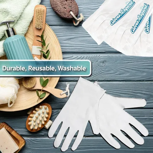 Guantes De Algodón Blancos Hidratantes Para Noche Chicos