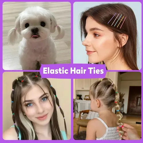 Miniligas 2026 934 Piezas Para Cabello Elásticas Dama