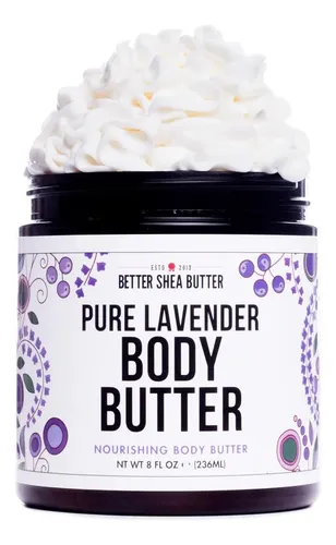 Deep Moisture Lavender Body Butter Para Aliviar La Piel Seca