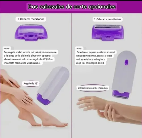 Depiladora Portátil Recargable Lithium Ion Facial Corporal
