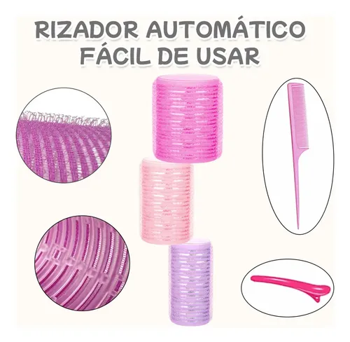 Set De Rulos Para Cabello, Moldeado Sin Daño Ni Calor