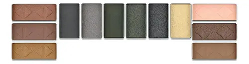 Paleta Sombras L.A. Colors CES422 Sunrise 12 Colores Mate Metalizado