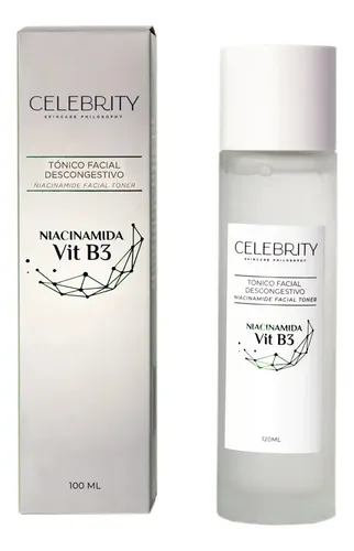Celebrity Tónico Facial Descongestivo Niacinamida X120ml Todo Tipo De Piel