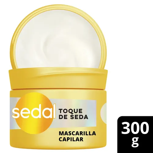 Mascarilla Sedal Toque de Seda con Amino-Silk Complex, para Cabello Dañado y con Frizz de 300 g
