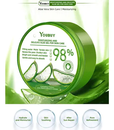 Gel Hidratante De Aloe E Hidratante Para Después De La Repar