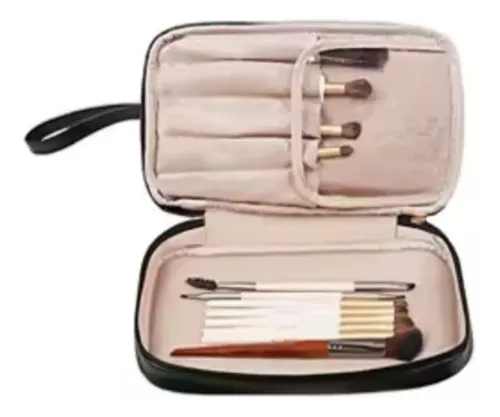 Neceser Grande Impermeable Organizador De Maquillaje Doble