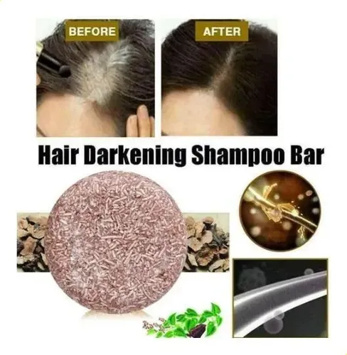 4piezas Jabón Reversor De Canas Oscuras En Pastilla