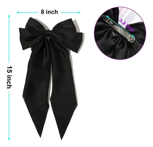 Corbata De Satén Para El Pelo, 8 Unidades, Para Adultos Y Ni