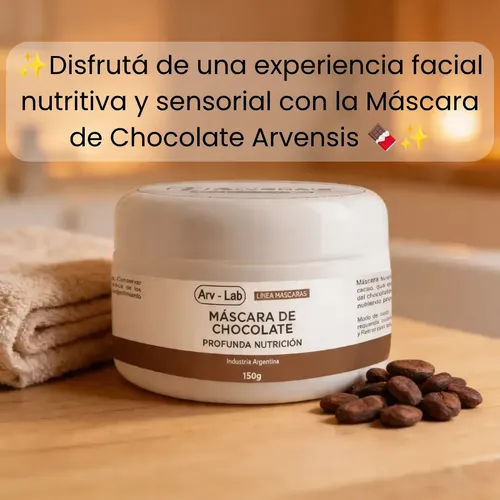 Mascara De Chocolate Facial Nutrición Profunda Arvensis Full