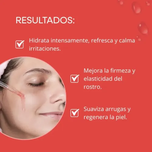 Serum Facial 4 En 1 Colágeno, Glicerina, Ácido Hialurónico Madura Noche