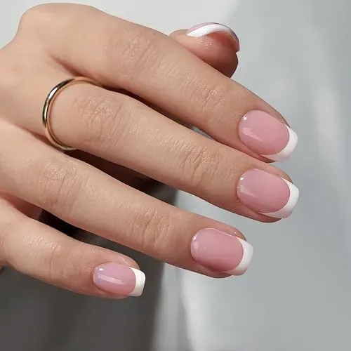 Btartboxnails Xcoattips Uñas Postizas Francesas Blancas Xs