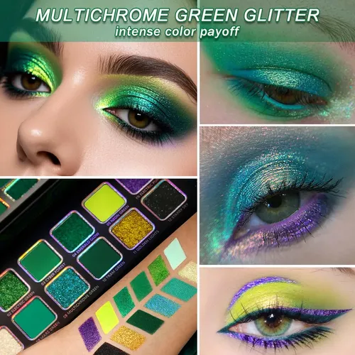 Afflano Paleta Sombras Multicromáticas Verde
