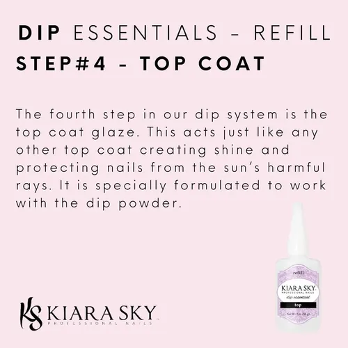 Top Coat De Inmersión Kiara Sky 2 Oz