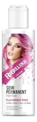 Tinte Para Cabello Semipermanente Vegano Rebellious Colours,