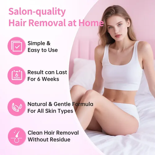 Kit De Tiras De Cera Beauty7 Para Depilación Corporal Y Faci