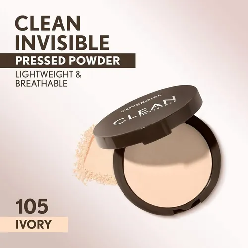Polvo Compacto Invisible Limpio Covergirl 105 Marfil 10.8g