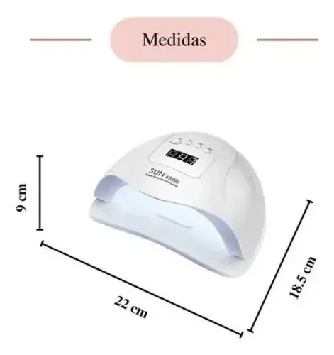 Cabina Para Uñas Uv Led C/display Gel Polish Sunx5 Plus 180w