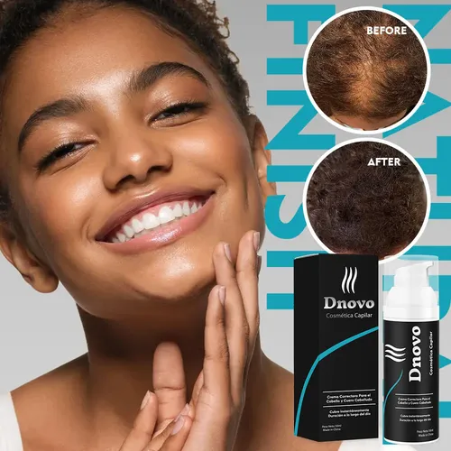 Crema Correctora Capilar Dnovo Fórmula Turca Resiste Al Agua