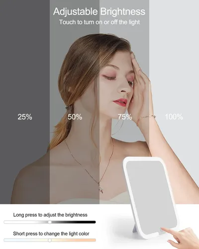 Espejo De Maquillaje Con Luces, Led De Repuesto Para Bolsa D