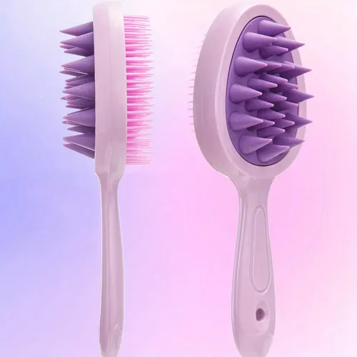 .a A Peine Masajeador De Cabello 2 En 1 Z Purple