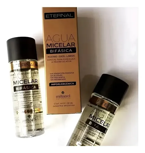 Agua Micelar Hipoalergenica Bifasica Eternal Millanel 100ml
