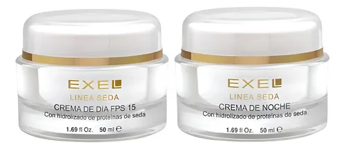 Skincare Rutina Crema Dia Y Noche Antiedad Antiage Seda Exel