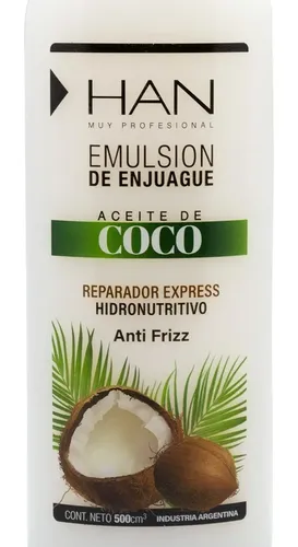 Han Coco Acondicionador Emulsión Reparador Anti Frizz 500ml