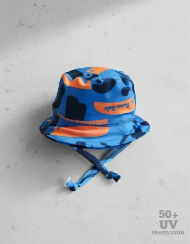 Gorro Infantil Tela Malla Bebe Niño Piluso Con Protección Uv Color Tucanes Talle 4