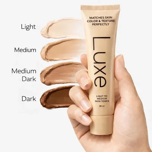 Luxe 2 Fundacion Cambia Color Adapta Piel Hidrata Set